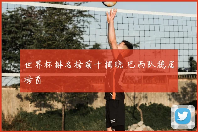 世界杯排名榜前十揭晓 巴西队稳居榜首